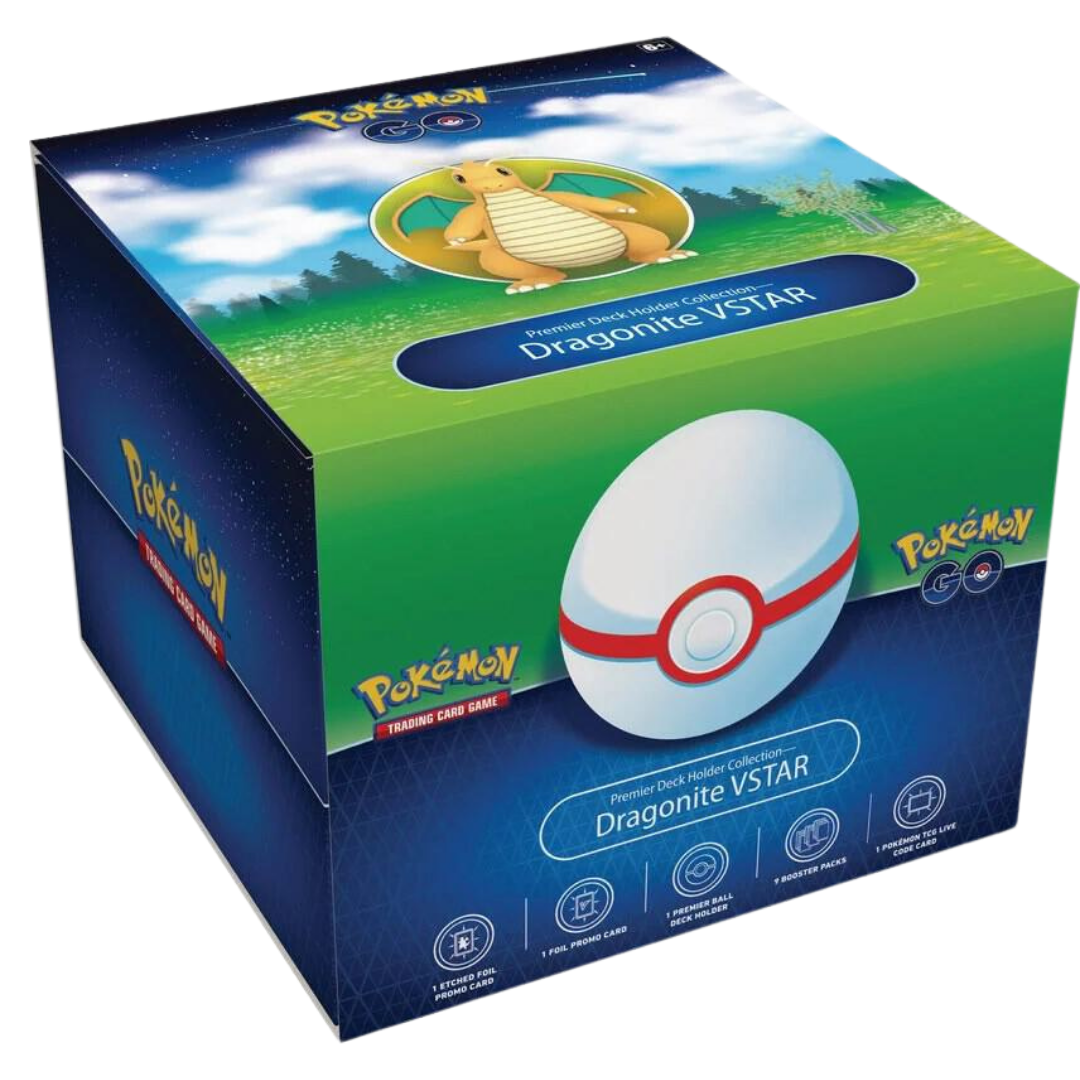 Pokémon Go Dragonite Vstar Premier Deck Holder Collection