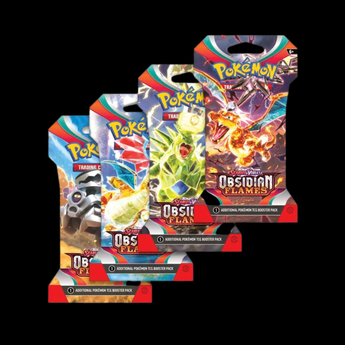 Obsidian Flames Sleeved Booster Pack
