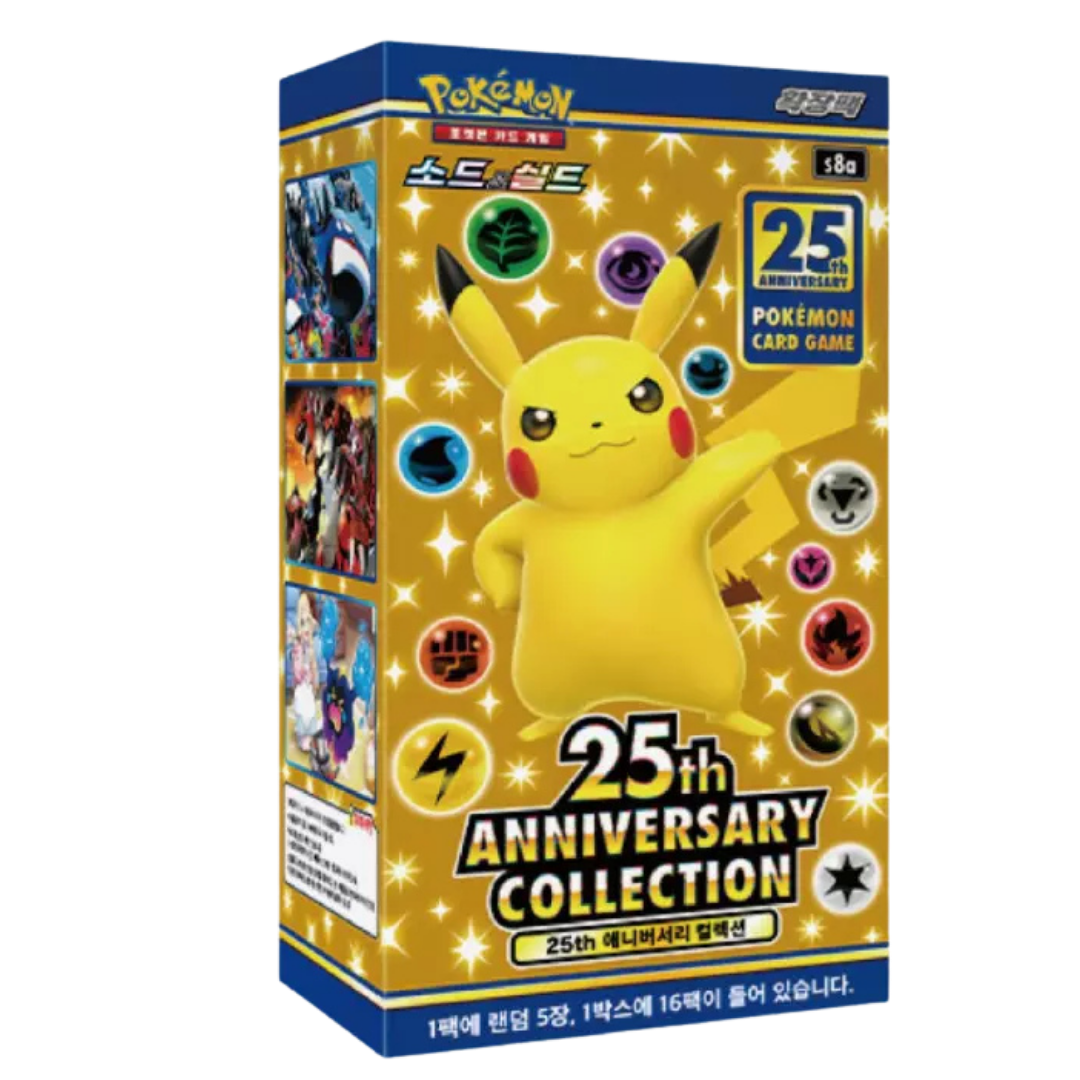 Pokémon Card Game Sword & Shield
Enhanced Expansion Pack
25th Anniversary Collection (Japanese Edition) ポケモンカードゲーム ソード&シールド
強化拡張パック
25th アニバーサリーコレクション