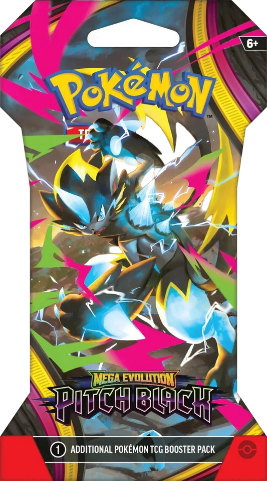 Pokemon Pitch Black Sleeved Booster Pack