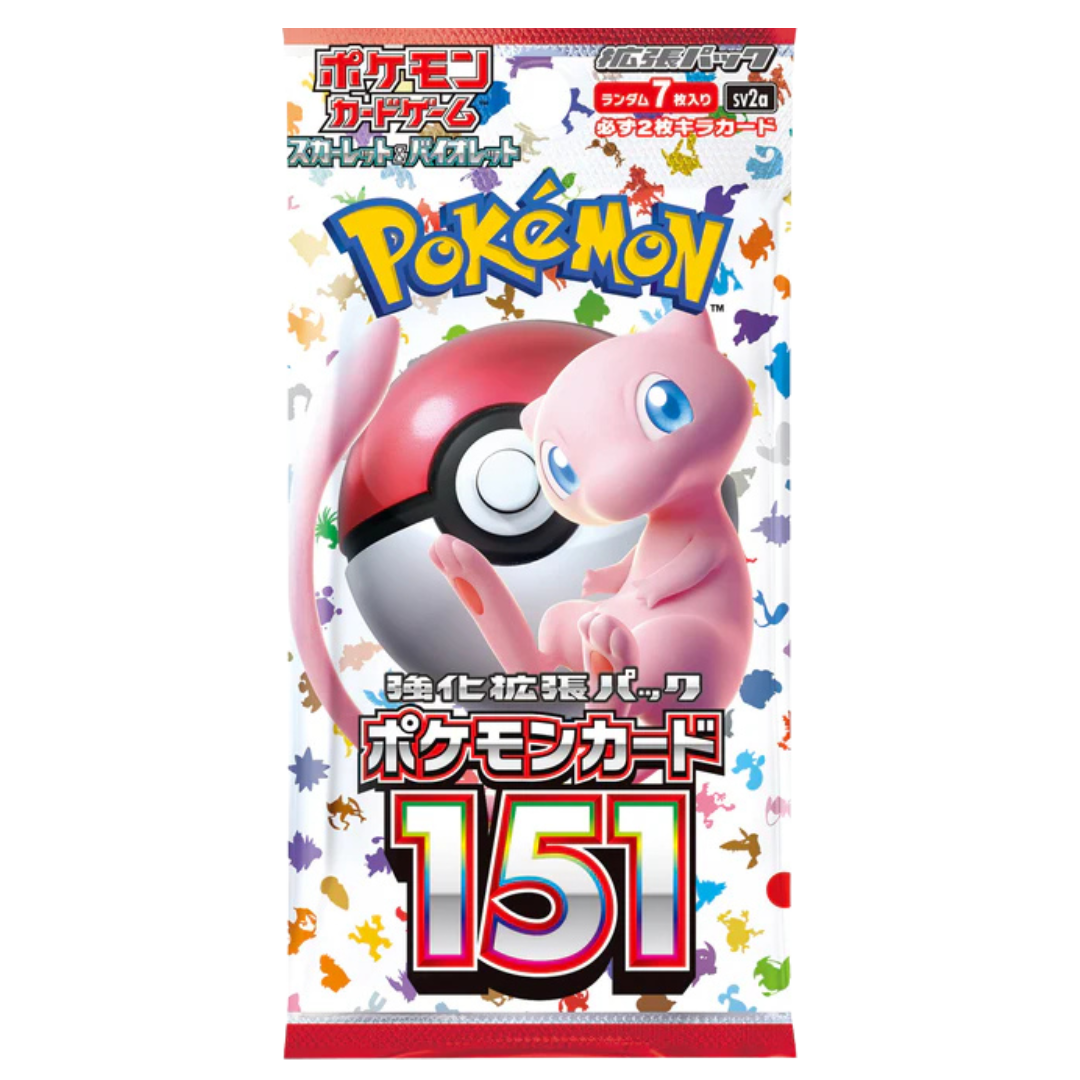 Pokémon - Scarlet & Violet 151 Booster Pack Japanese Version