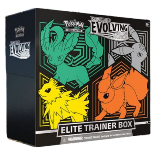 Costco Pokemon Evolving Skies Elite Trainer Box and Tin