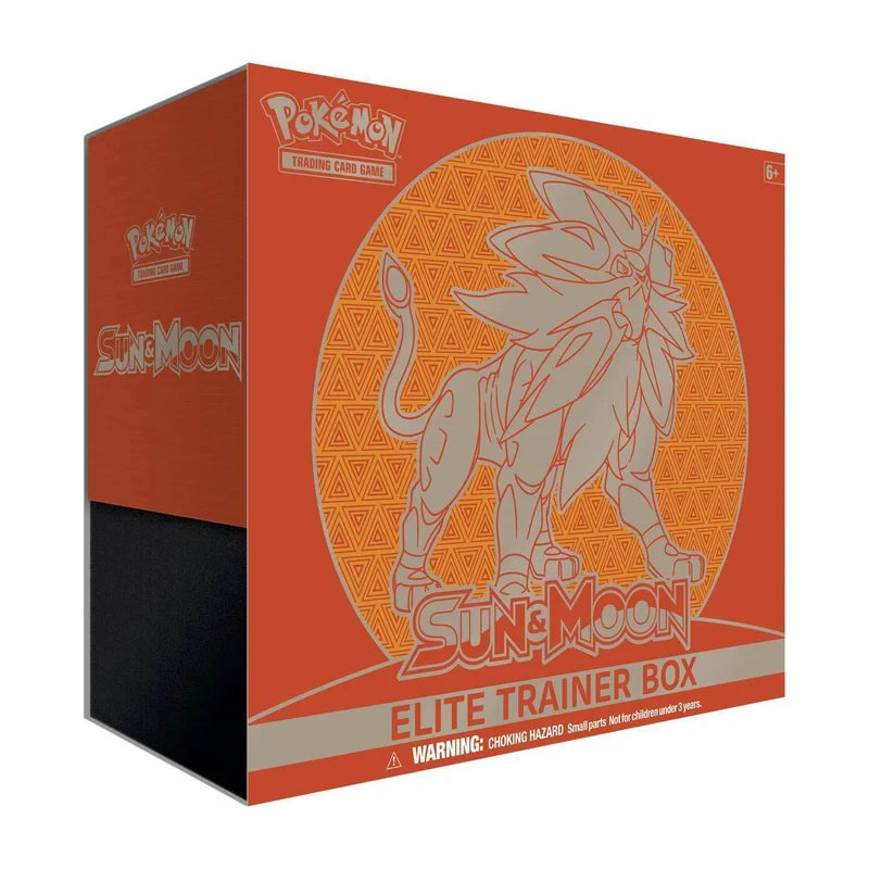 Pokemon Sun and Moon Base Elite Trainer Box Solgaleo